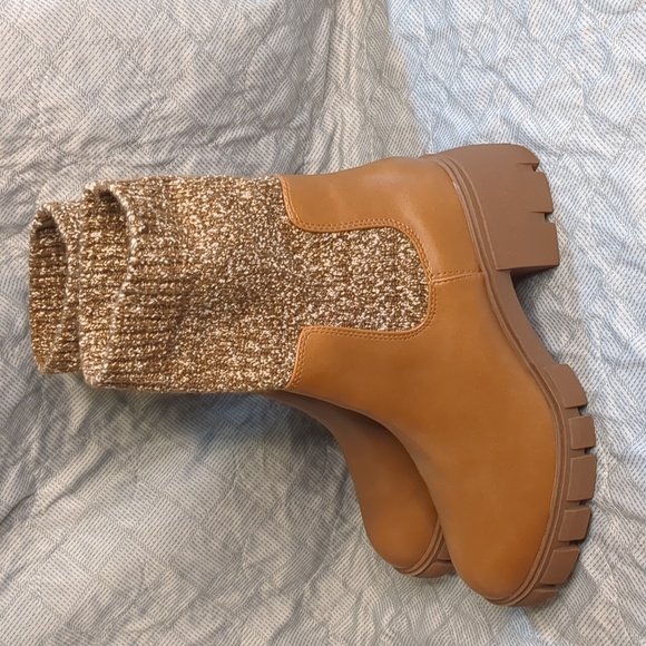 Universal Thread Stylish Tan Ankle Boots for Women - Picture 5 of 16